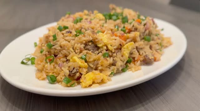 牛肉炒饭beef fried rice